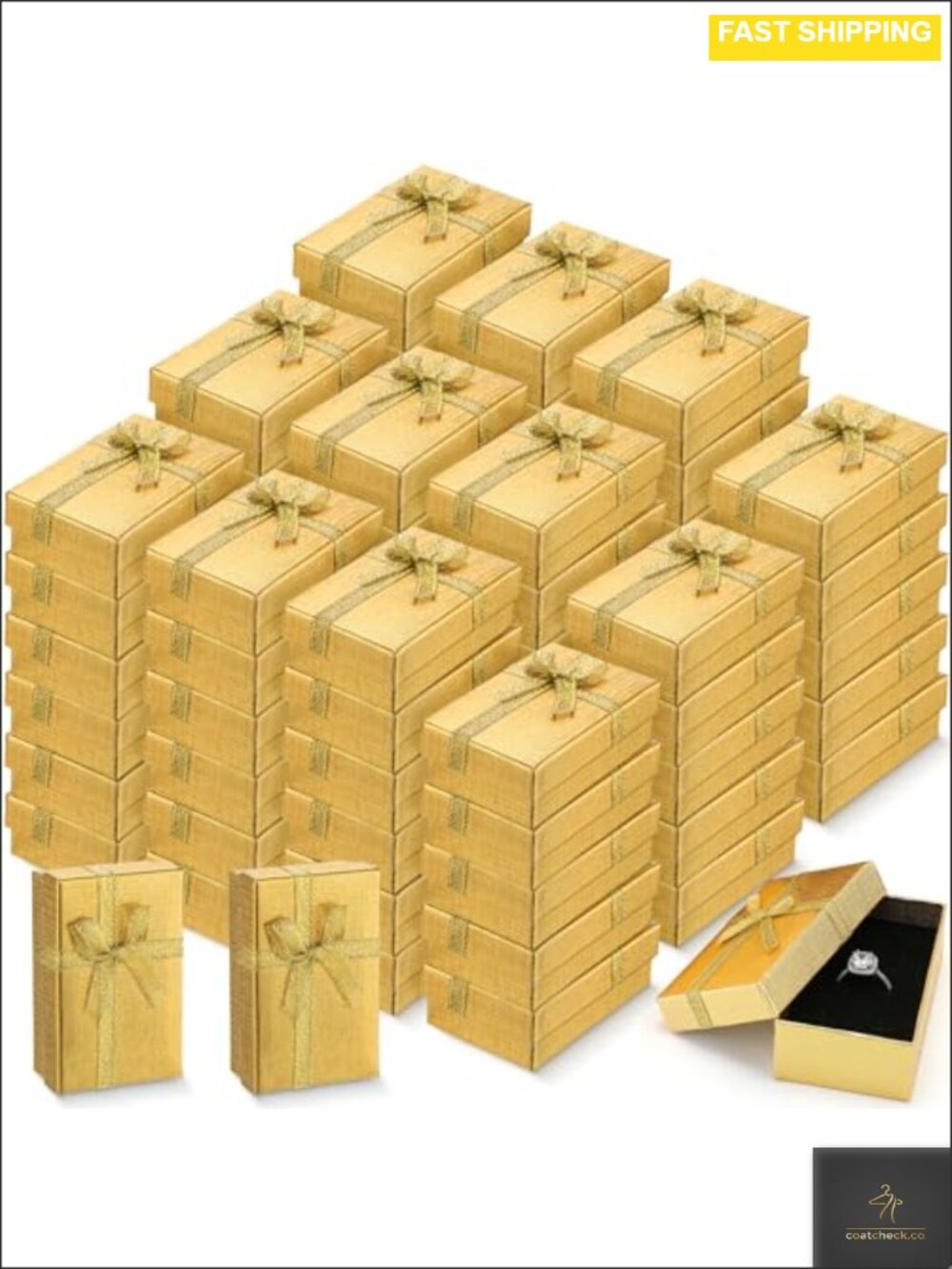 72 Pc Jewelry Gift Boxes with Ribbon Bowknots